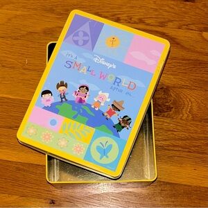 Disney’s Its A Small World After All Epcot Multicultural Vintage Storage Box Tin